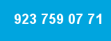 923 759 07 71 923 759 07 71